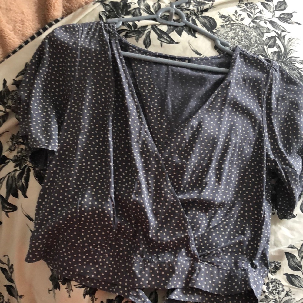 Abercrombie and Fitch Wrap Top